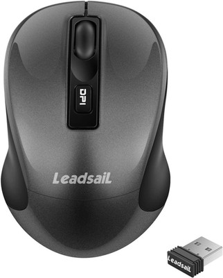 Wireless Slim Cordless Mouse, 2.4G USB Mouse for Laptop, Desktop, Macbook - Less
