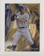 2017 Bowman Draft Gold Refractor /50 Keston Hiura #TOC-KH 0c6