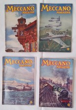 Vintage "The Meccano Magazine" Collection - 4-Assorted Pocket Issues 1948 - 1951