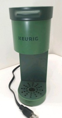 K-Mini Single Serve Mini Keurig Pod Coffee Maker in Sage Green Works Great 