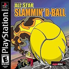 All Star Slammin' D-Ball NEW sealed CRACKED CASE PlayStation PSX PS1 Basketball