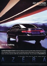 2006 Hyundai Azera - Give Up - Classic Vintage Advertisement Ad D64