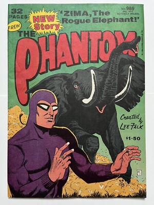 The Phantom # 989 Frew Comics Zima the Rogue Elephant!