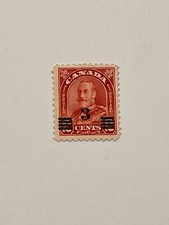 1932 KING GEORGE V  PROVISIONAL EXTENDED MOUSTACHE VARIATION #191 MINT, NH