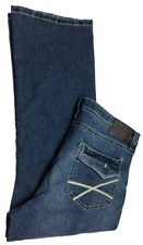 Men's 40X30 TK AXEL Slim Boot Cut Blue Jeans