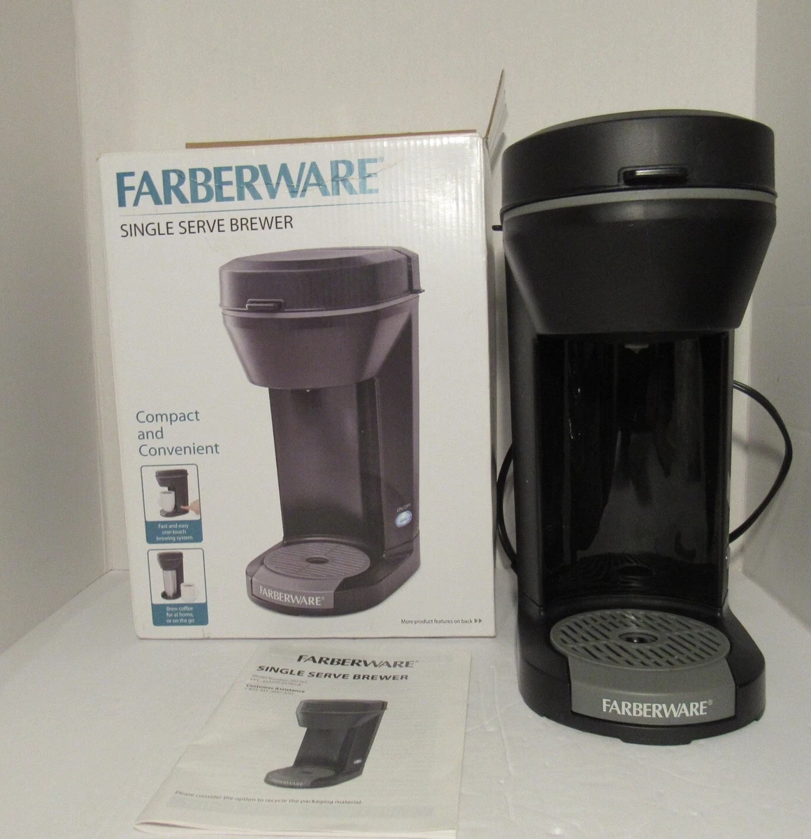 Farberware Single Serve K-Cup Coffee Brewer New Model 201762 Coffee Maker  for Sale in Missouri City, TX - OfferUp