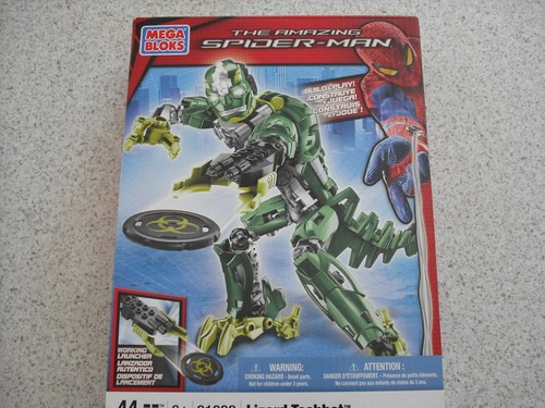 MEGA BLOKS SÉRIE SPIDER-MAN the Amazing - LIZARD TECHBOT figurine Lézard figure EUR 49,90 - FR