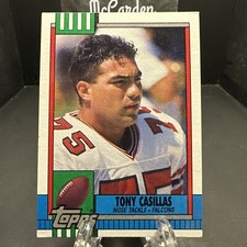 1990 Topps Tony Casillas #470 Atlanta Falcons