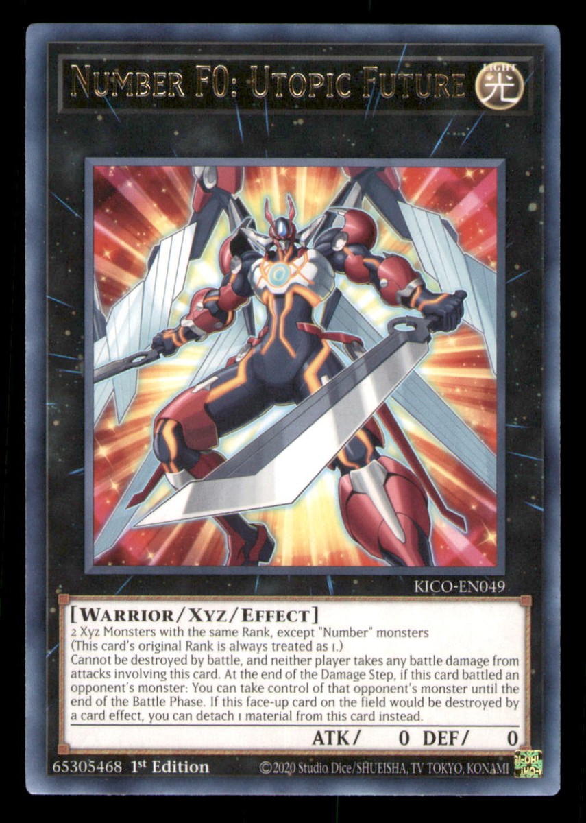 Yugioh Number F0: Utopic Future #KICO-EN049 King's Court LP