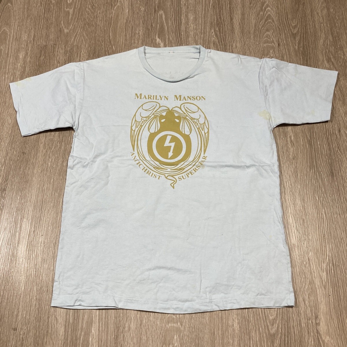 Marilyn Manson Shirt XL Vintage 90s Antichrist Superstar Rock Tour 