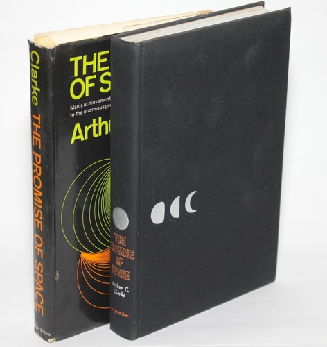 PROMISE OF SPACE Arthur C. Clarke 1968 1st HC/DJ Moon Orbit Planets Science Mars - Picture 5 of 13
