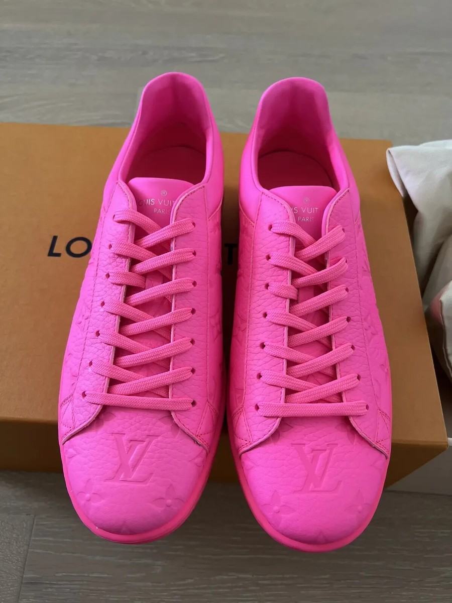 BRAND NEW Louis Vuitton Luxembourg PINK MONOGRAM sneakers US 8