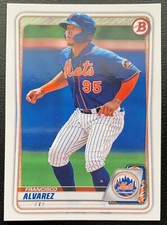 2020 BOWMAN DRAFT FRANCISCO ALVAREZ NEW YORK METS PROSPECT #BD-143