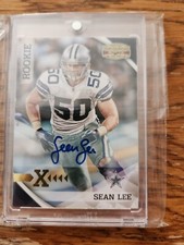 2010 Panini Sean Lee Rookie  Autograph Auto  RC Card Dallas Cowboys 