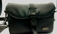 Kodak Black Nylon Camera Case with Adjustable Shoulder Strap - 9x6 inches