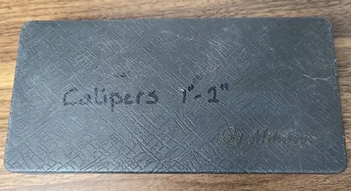 MITUTOYO 103-262 OUTSIDE MICROMETER 1-2” .0001 Grads - Carbide