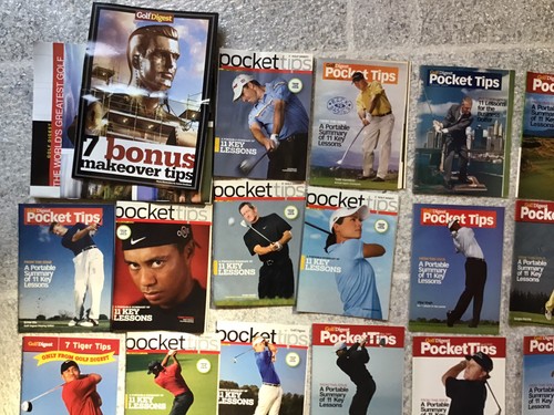 Golf Digest Pocket Tips And Best Courses Of Golf Magazines - Lot Of 28 + 6 Bonus - Picture 2 of 5