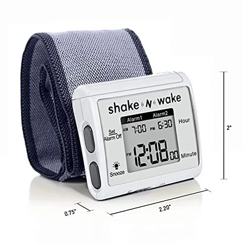 Techtools Vibrating Alarm Clock - Shake N Wake - Silent Alarm Wristband Watch - - Image 3 of 4