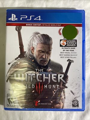 Witcher 3: Wild Hunt PS4 (PlayStation 4, 2015) Brand New Sealed