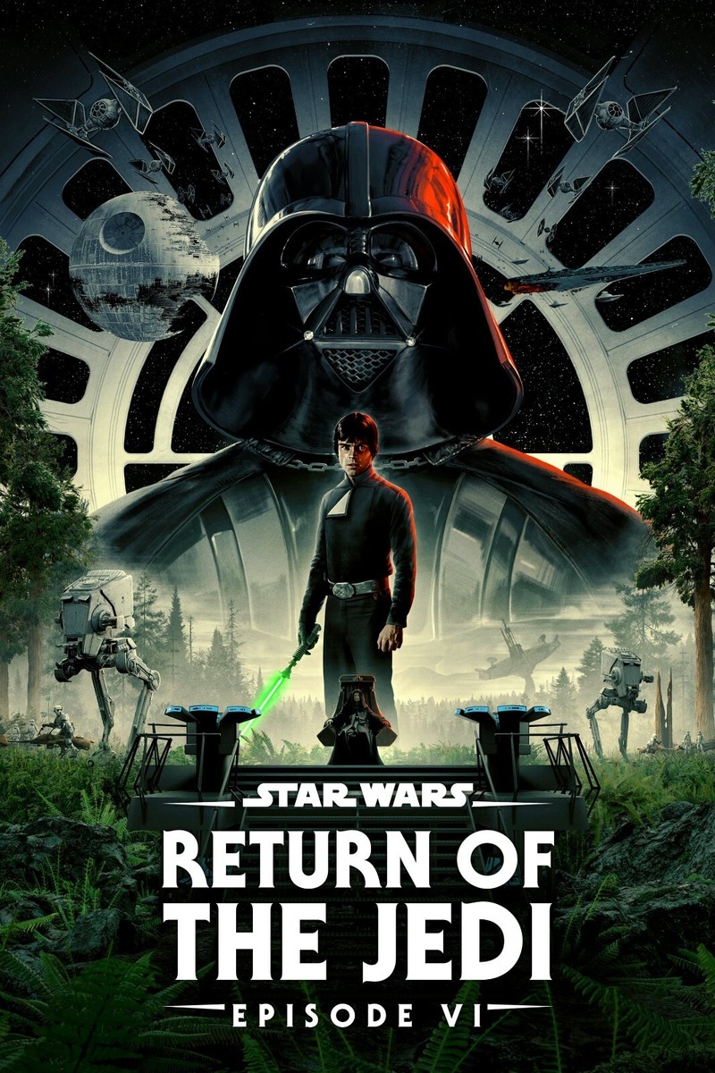 1983 Star Wars Return Of The Jedi 40th Movie Poster 11X17