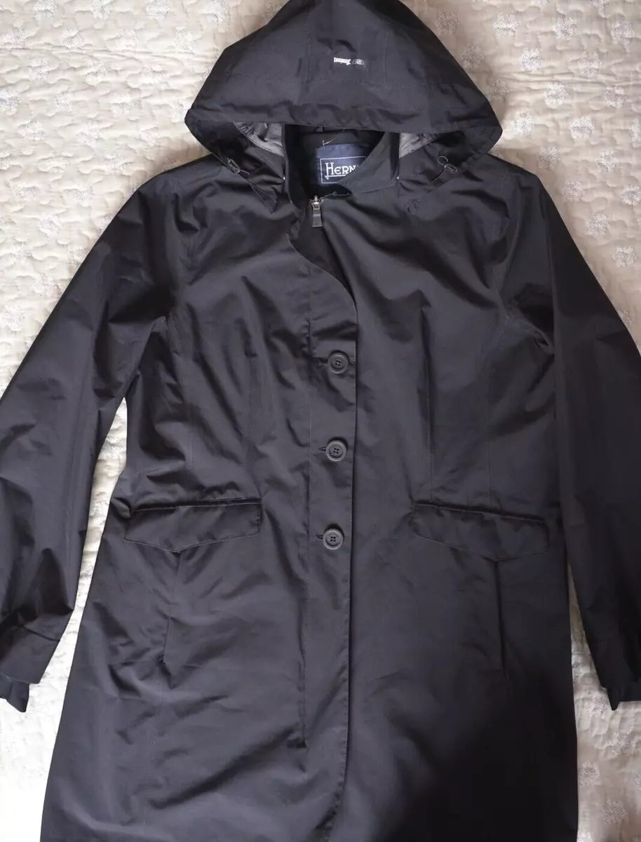 HERNO Laminar GORE-TEX PACLITE Sartorial Engineering Raincoat Navy sz 50