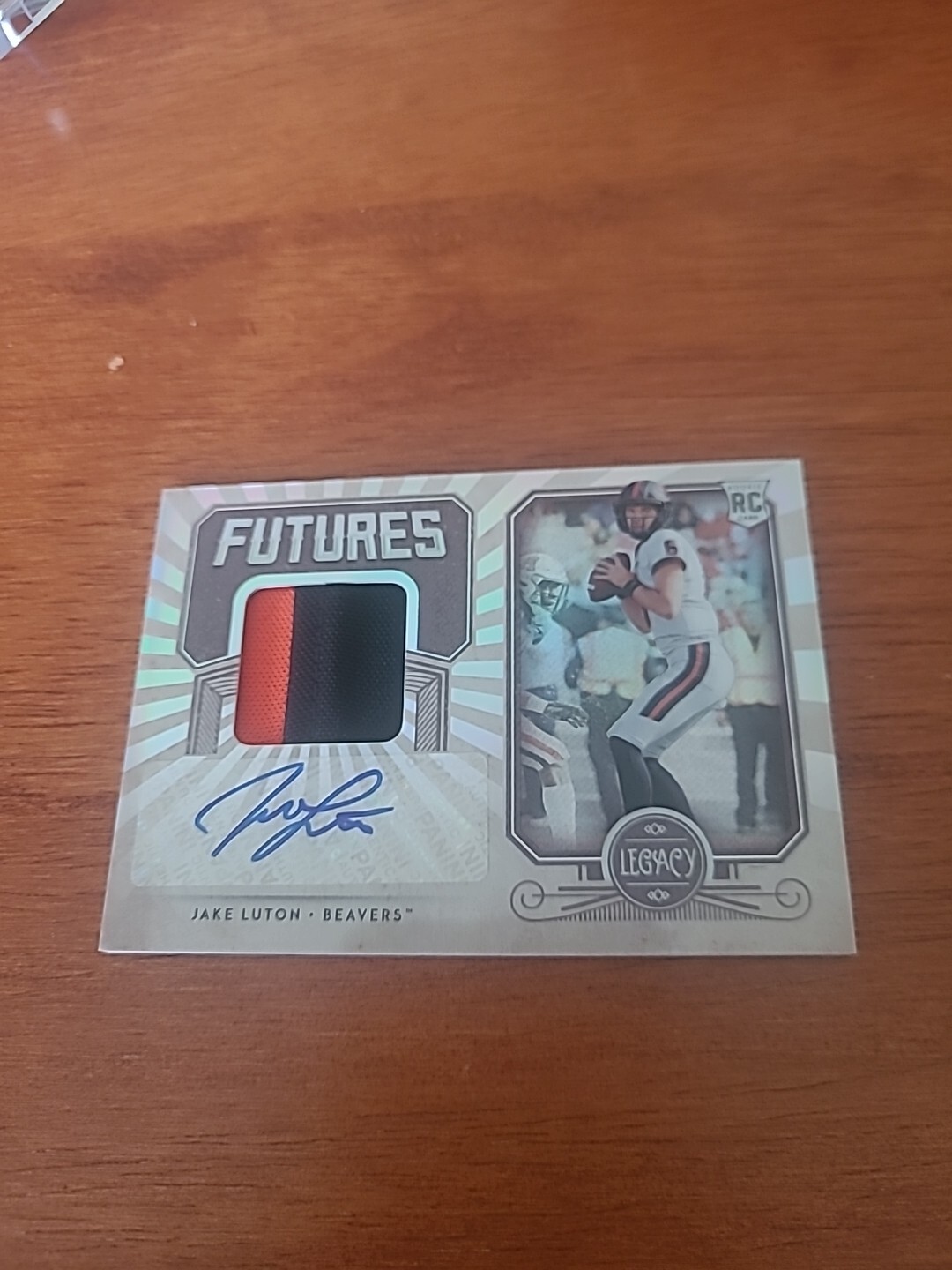 Jake Luton Panini Legacy Futures Patch Autographs #FPJL Base