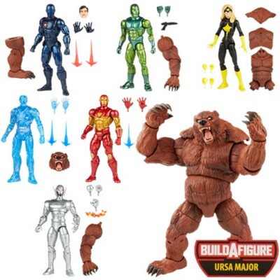 2021 Marvel Comic Legends URSA MAJOR BAF Set of 7 6