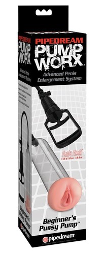 Pump Worx Penis Beginner's Pussy Pump Pompa Sviluppatore Pene Vacuum Enlarger - Foto 4 di 4