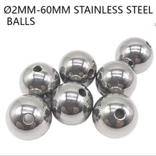&Oslash;2mm-60mm Stainless Steel Balls Bearing Drilling Ball With Through Hole 1mm-6mm