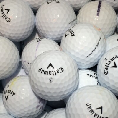 100 Callaway Supersoft Golfbälle  AAA/AA
