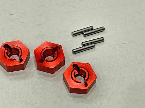 14mm Hexagonal/Hub Adaptador para ARRMA SENTON VORTEKS 3s 4x4 Rojo - Imagen 2 de 2