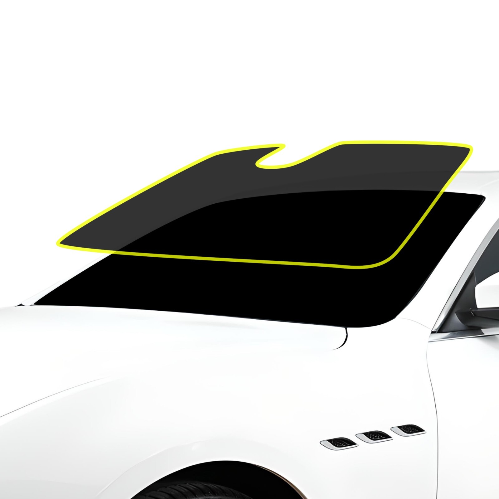 Precut Front Windshield Ceramic Window Tint Fits Maserati Ghibli 2014-2023