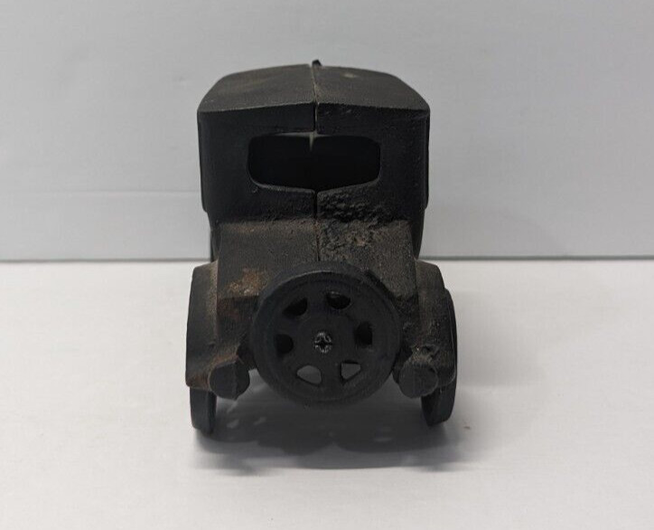 Vintage Cast Iron Ford Model T Toy Car - No Maker Mark 6 1/4" x 3 1/2" - 27 oz