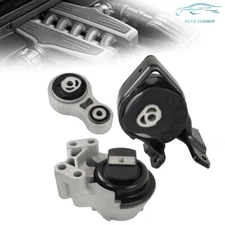 For 11-14 Ford Edge 3.5L 3.7L 3PCS Engine Motor Mounts & Trans Mount Set w/ Auto