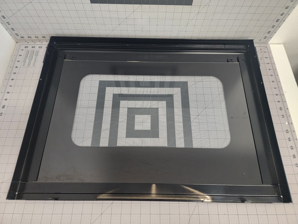 GE Wall Oven Outer Door Glass with Grill and Frame WB57T10209 eBay