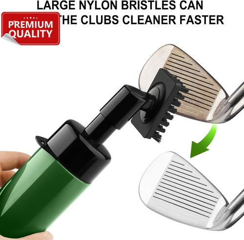 Golf Club Brush,Leakproof Water Spray Brush with Handle | Easy to Grip Club Clea - Picture 4 of 12