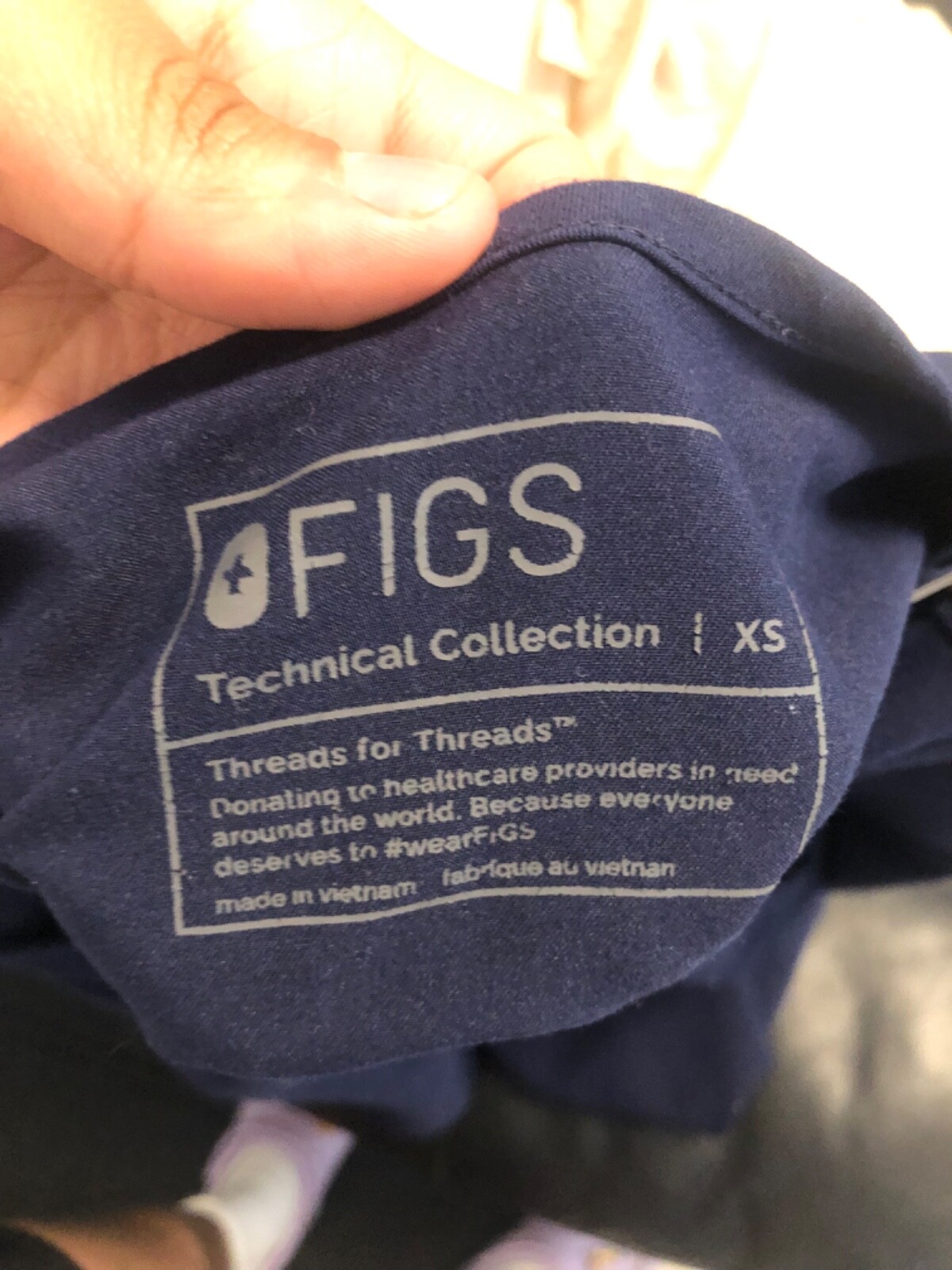 FIGS Scrub Set Mens XS Technical Collection Navy Jogg… Gem