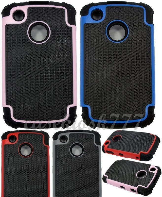 for blackberry curve 9300 / 8520 rugged hybrid shook proof 3 layer case cover - Image 2 of 2