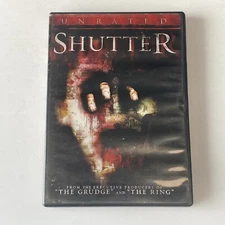 Shutter (2008 DVD) UNRATED Horror Movie with SPECIAL FEATURES