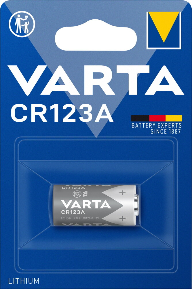 Thumbnail - 2 Varta 6205 Professional Cr123a / Cr17345 Lithium Batterien Blister