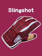 Guantes de moto de la vida real portátiles tipo CSGO Slingshot rojo un par CS GO