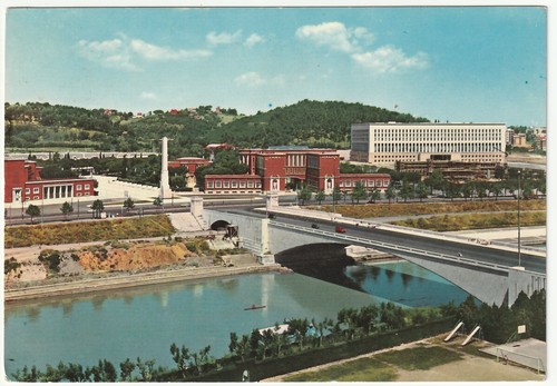 ROMA - PONTE DUCA D'AOSTA E FORO ITALICO - VIAGG. 1960 -89186-