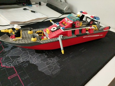lego city fire ship