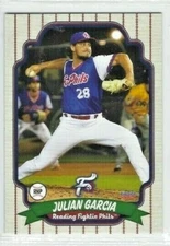 2021 Reading Fightin Phils (Double A-Philadelphia Phillies) Julian Garcia