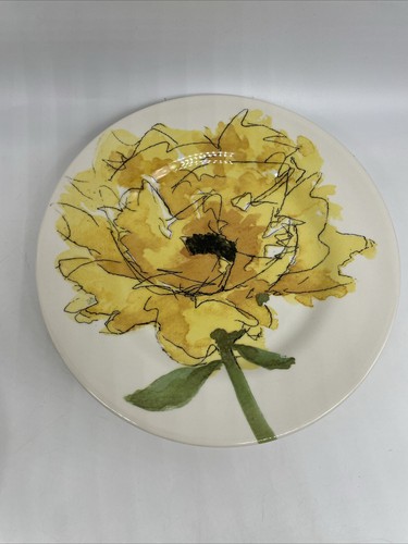 (6) Yellow Poppy By Royal Stafford Salad Dessert Plates Set Of Six England 8.5" - Picture 5 of 10