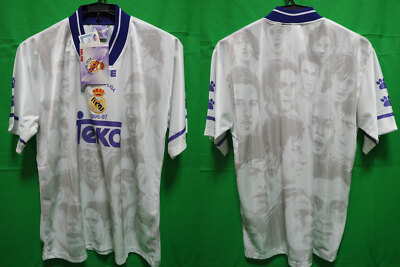 1996-1997 Real Madrid Los Blancos Champion Jersey Shirt Camiseta Kelme M BNWT