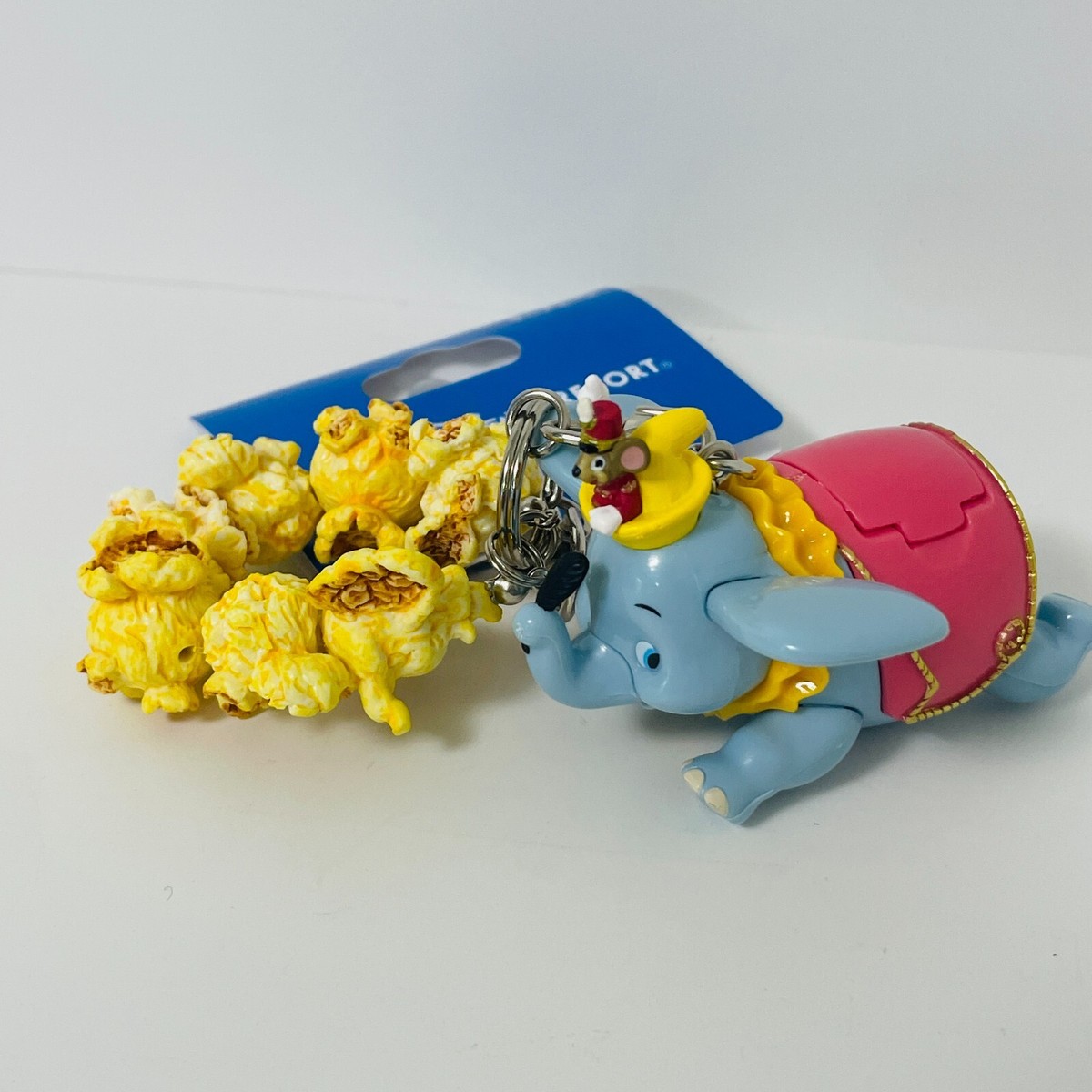 Disney Tokyo Japan Dumbo Mini Popcorn Bucket Keychain Disneyland