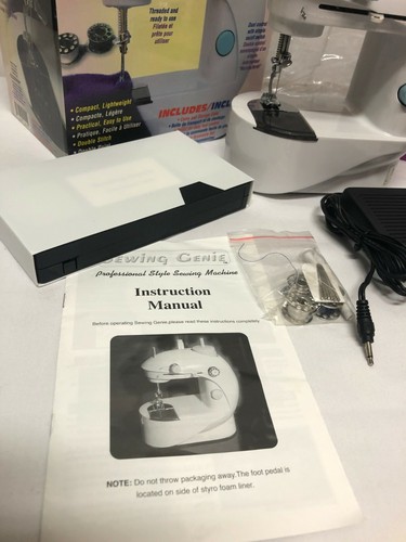 Sewing Genie Professional Mini Sewing Machine + Mini Stitcher with Carry Case - Picture 5 of 8