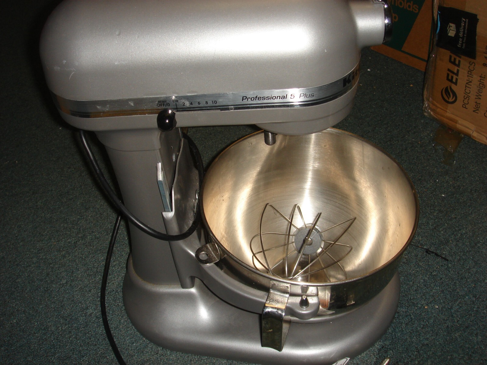 KitchenAid Professional 5 Plus 5 Quart Lift Stand Mixer Silver 525W