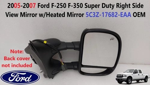 2005-2007 Ford F250 F350 Super Duty Right Side View Mirror 5C3Z-17682-EAA OEM